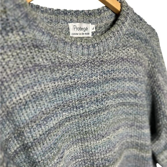 Vintage 90s Protege 100% Wool Grandpa Sweater Coogi Style | Mens Size Large - Picture 4 of 6